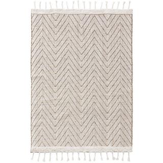 Benuta Tapis de laine Gizmo Crème  