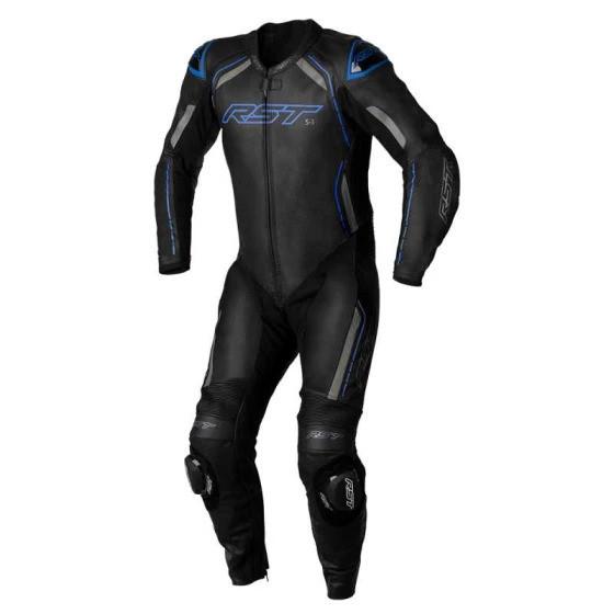 Image of Motorradkombi Aus Leder S1 Ce Unisex Schwarz / Blau XXL