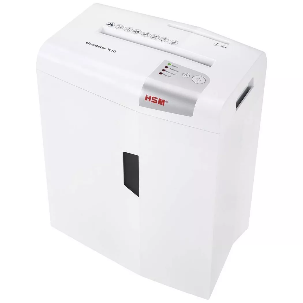 HSM – Aktenvernichter Partikelschnitt 4.5 x 30 mm 20 l, Weiss Bunt