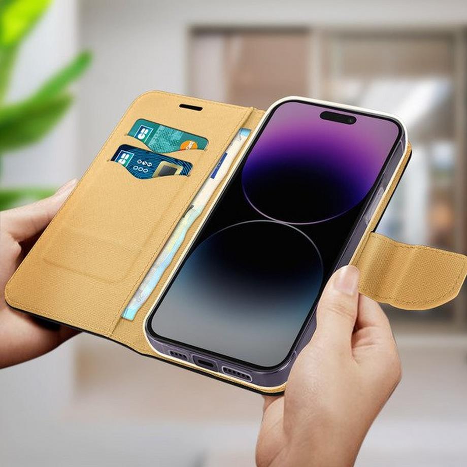 Avizar  Custodia Folio iPhone 14 Pro Max Nera 