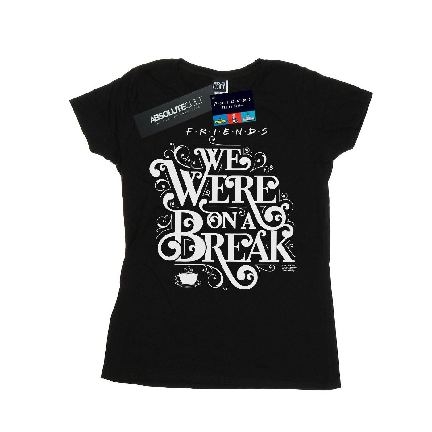 Image of On A Break Ornamental Tshirt Damen Schwarz XL
