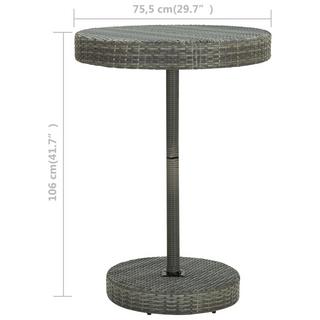 VidaXL Gartentisch poly-rattan  