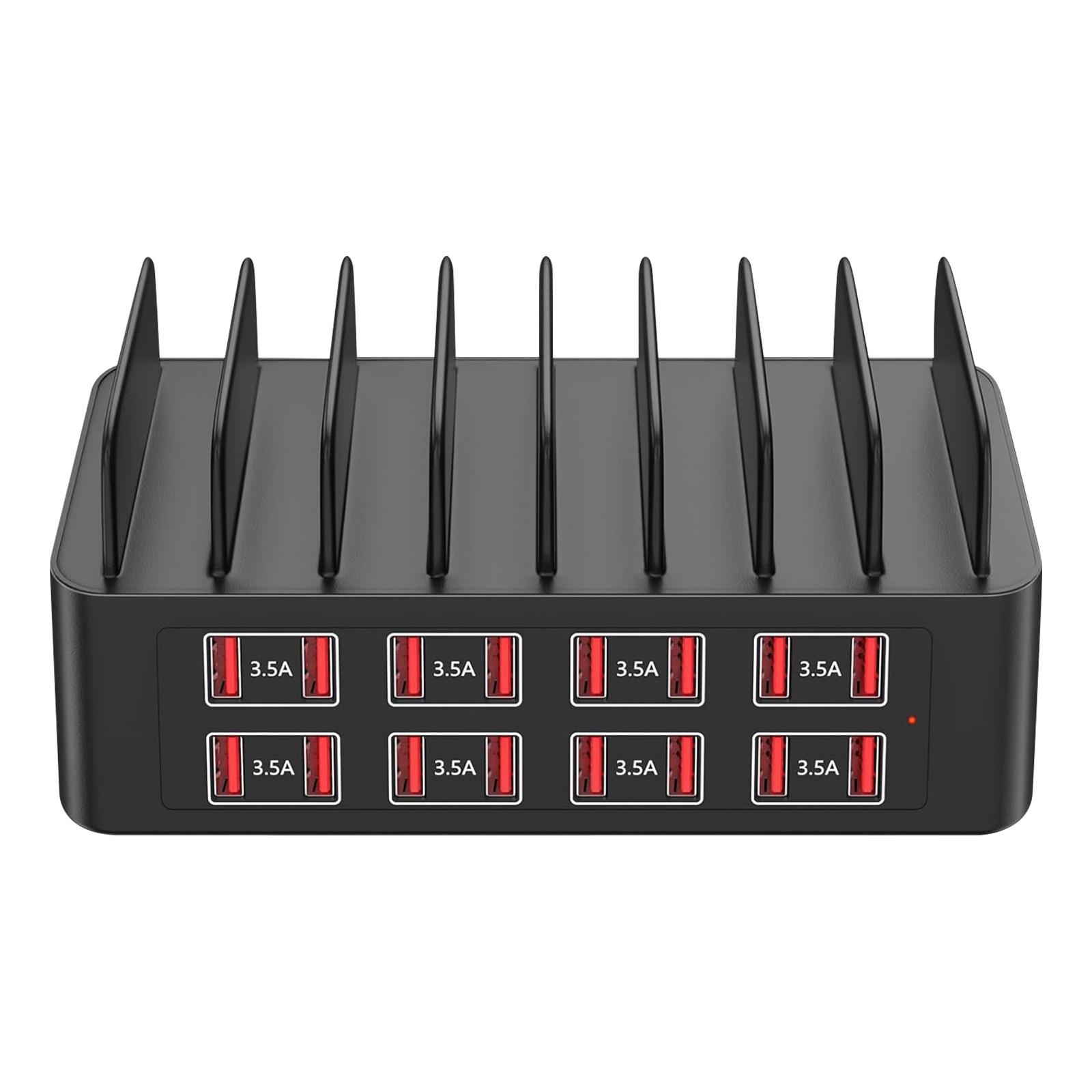 Avizar  Ladestation 150W 16 USB Schwarz 