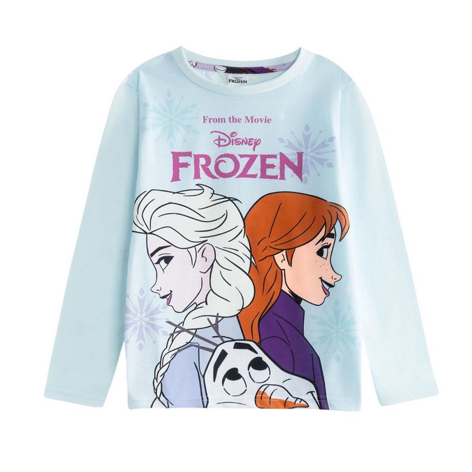 FROZEN  Set Pigiama Lungo Elsa Anna Olaf Ragazze 