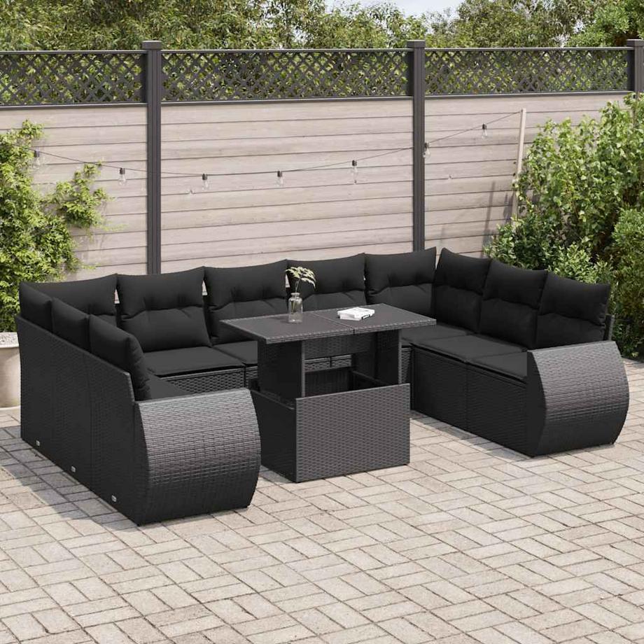 VidaXL Garten sofagarnitur poly-rattan  