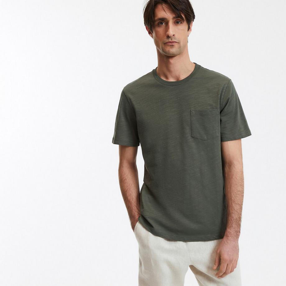La Redoute Collections T-shirt col rond manches courtes  