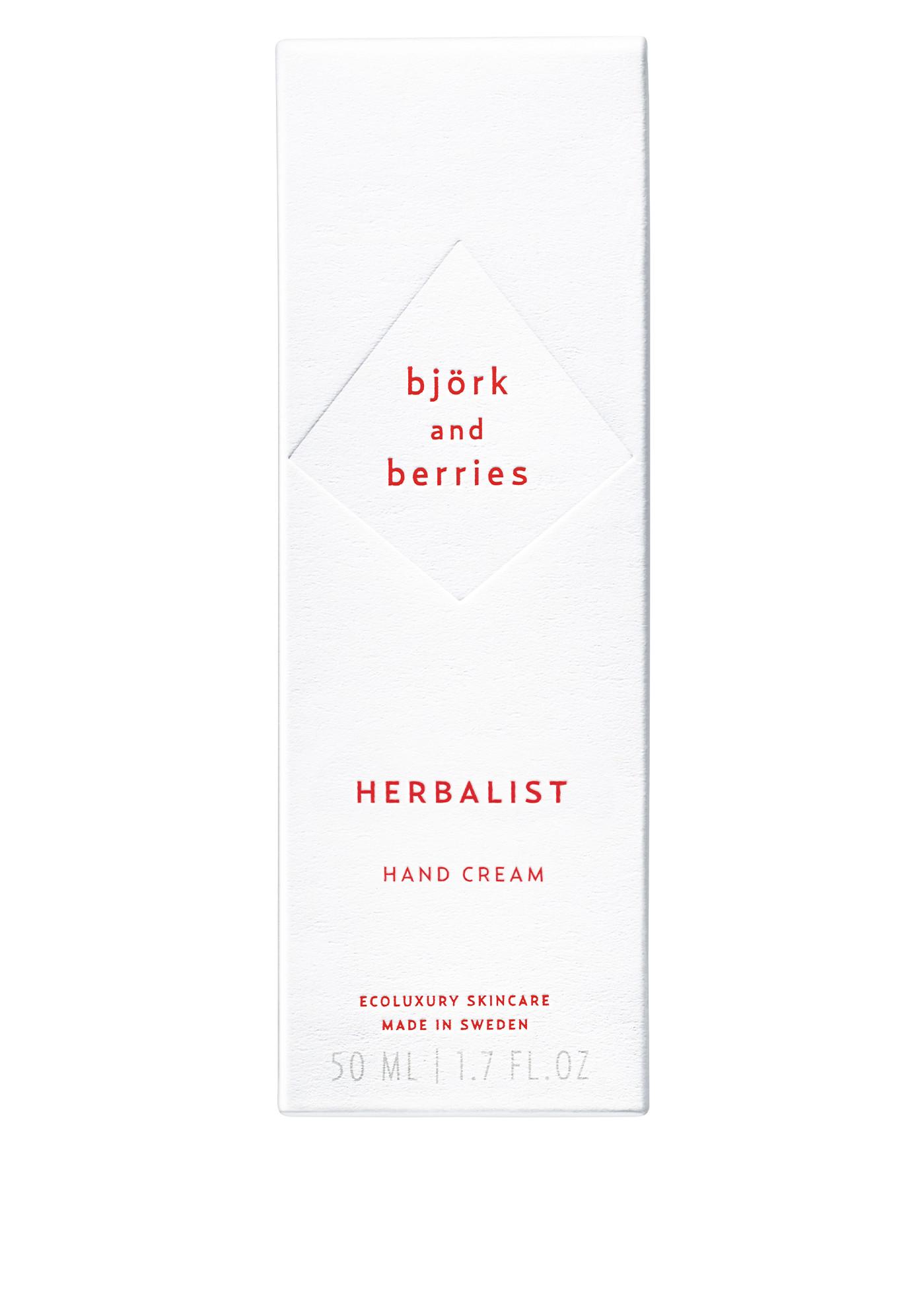 Björk & Berries  Crème pour les mains Herbalist Hand Cream 