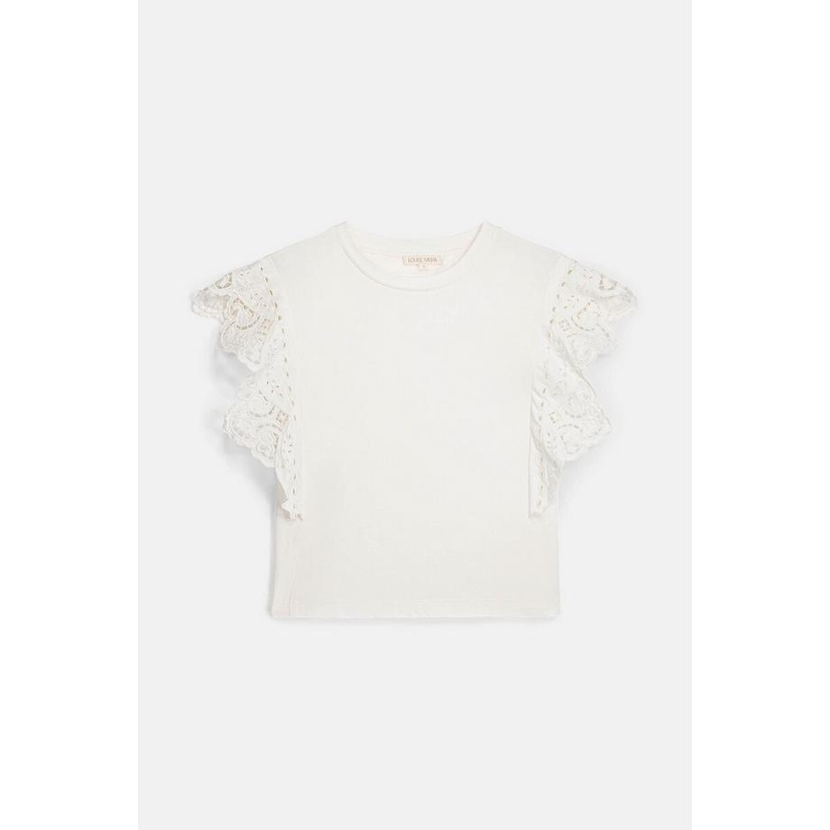 Louise-Misha T-shirt Manches Courtes Brodé  