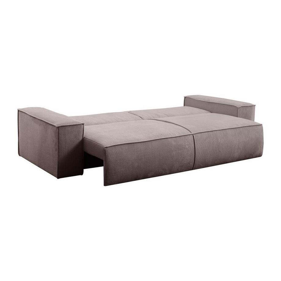 PASCAL MORABITO Schlafsofa 3Sitzer AMELIA von PASCAL MORABITO Kord Rosa  