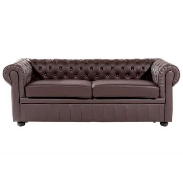 Canapé 3 places en Cuir Glamour CHESTERFIELD