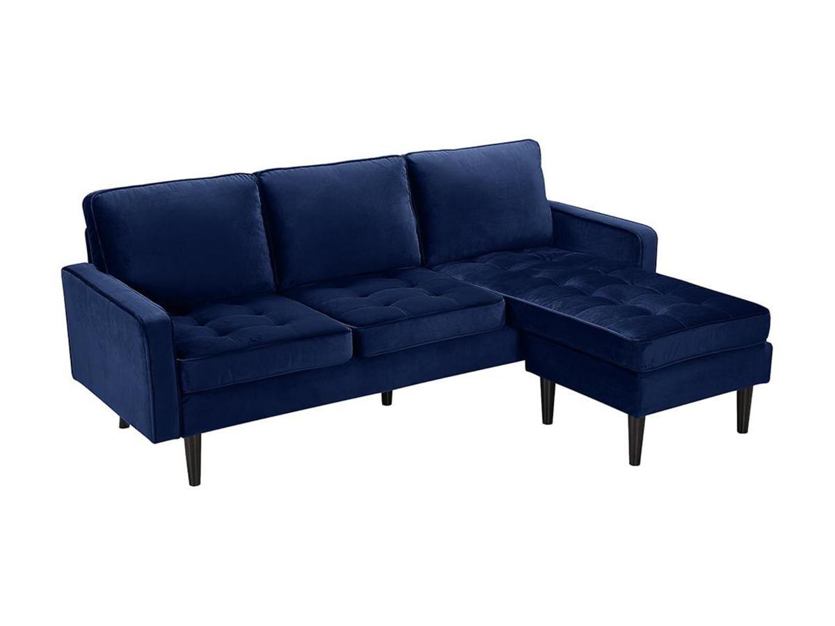 Image of Ecksofa FLEUET Ecke wechselbar Samt Ecksofa FLEUET Ecke wechselbar Samt