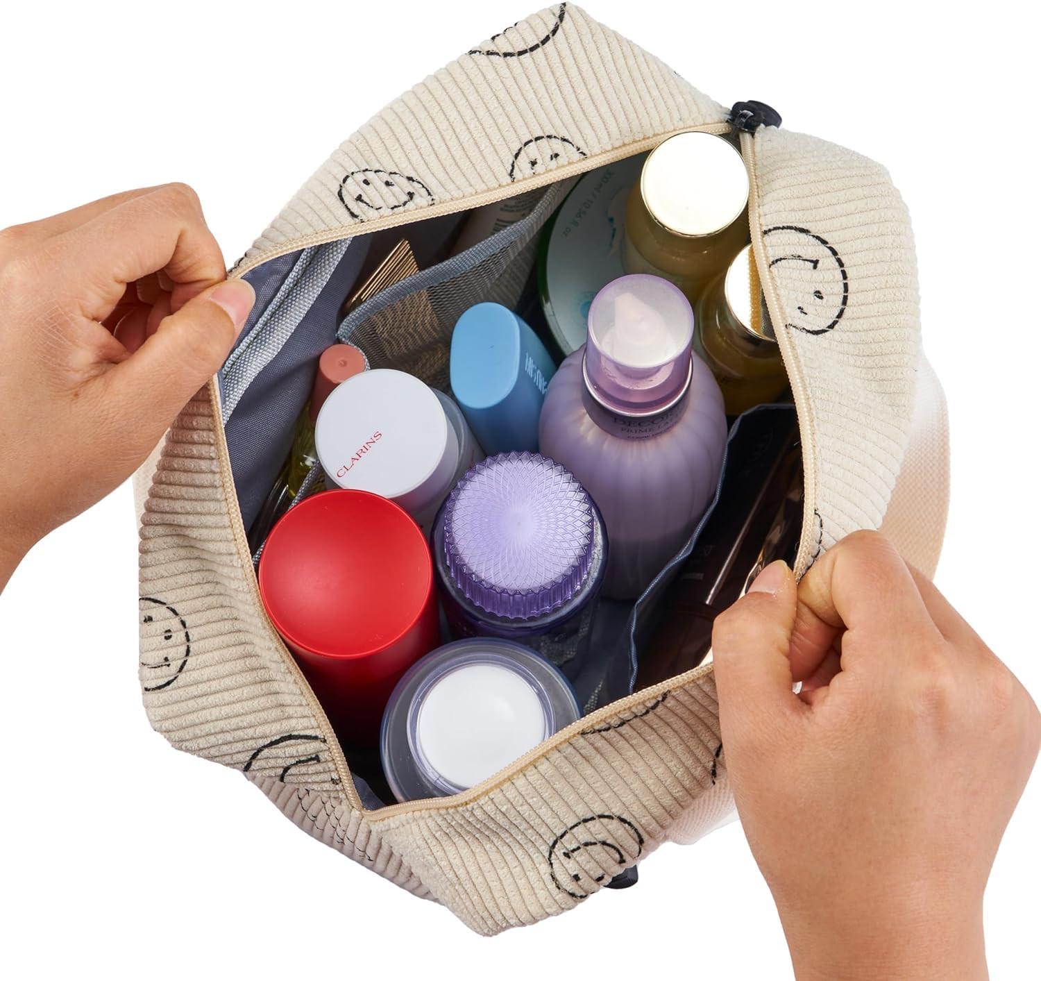 Only-bags.store Große Kosmetiktasche aus Cord  