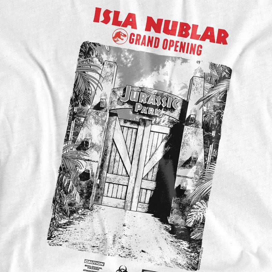 Jurassic Park T-Shirt Grand Opening Filé à l Anneau  