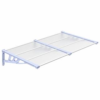 VidaXL Auvent de porte polycarbonate  