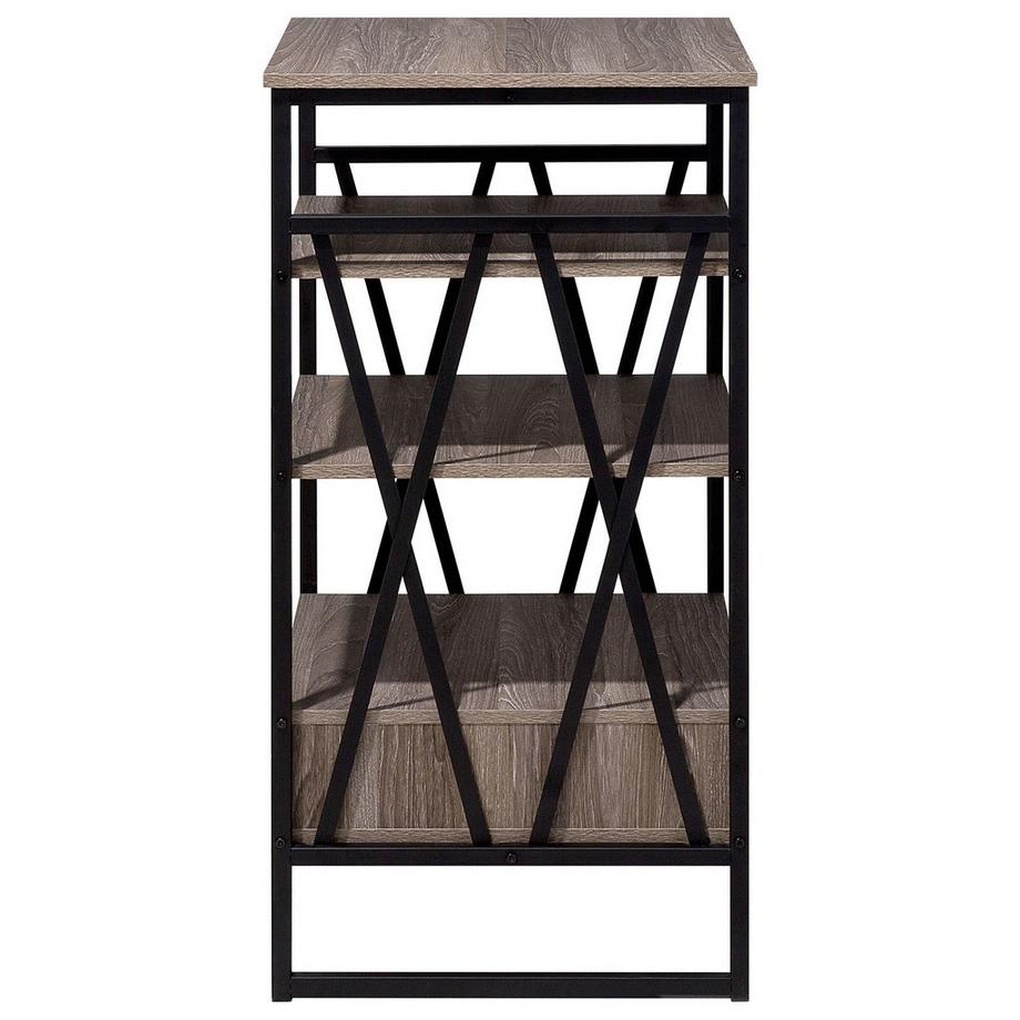 Beliani Regal mit 3 Ebenen aus Faserplatte Industriell KEENE  