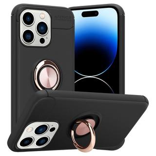 Cadorabo  Housse compatible avec Apple iPhone 14 PRO - Coque de protection avec anneau de focalisation en silicone TPU 