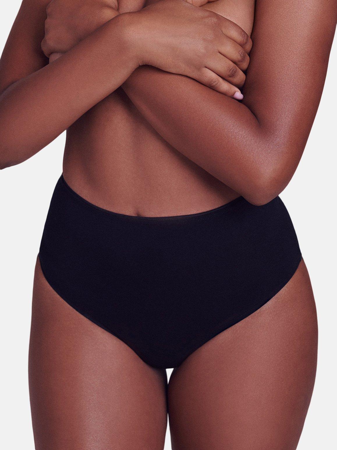 Image of Slip Mit Hoher Taille Emma Damen Schwarz M