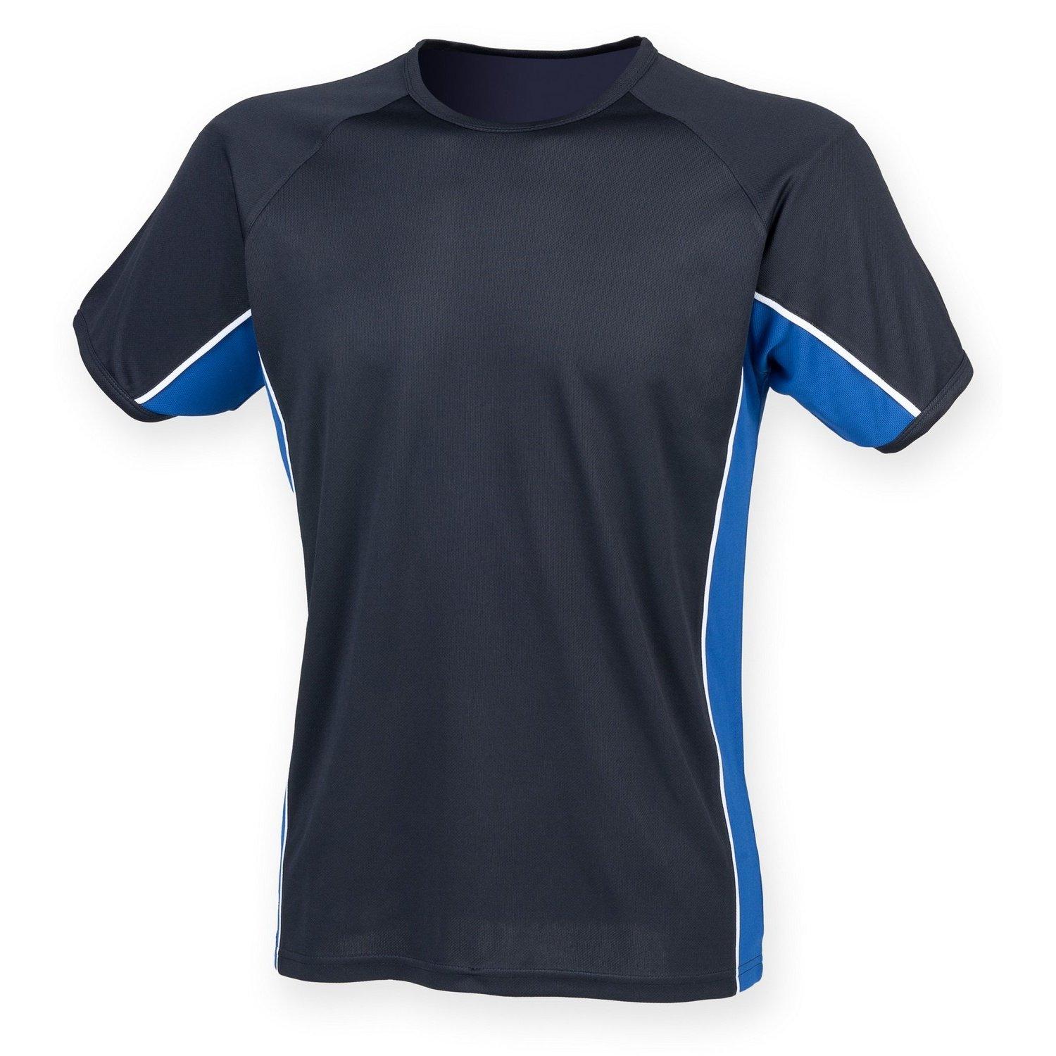 Image of Performance Panel Sport Tshirt Unisex Marine 7-8A