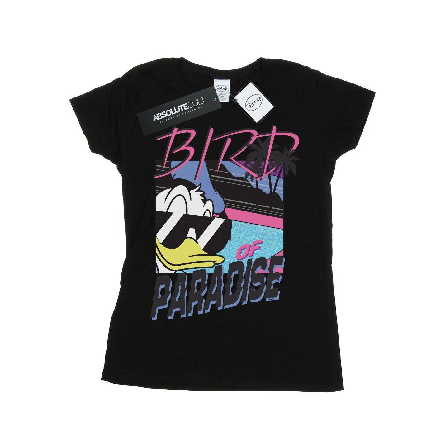 Image of Donald Duck Bird Of Paradise Tshirt Damen Schwarz M