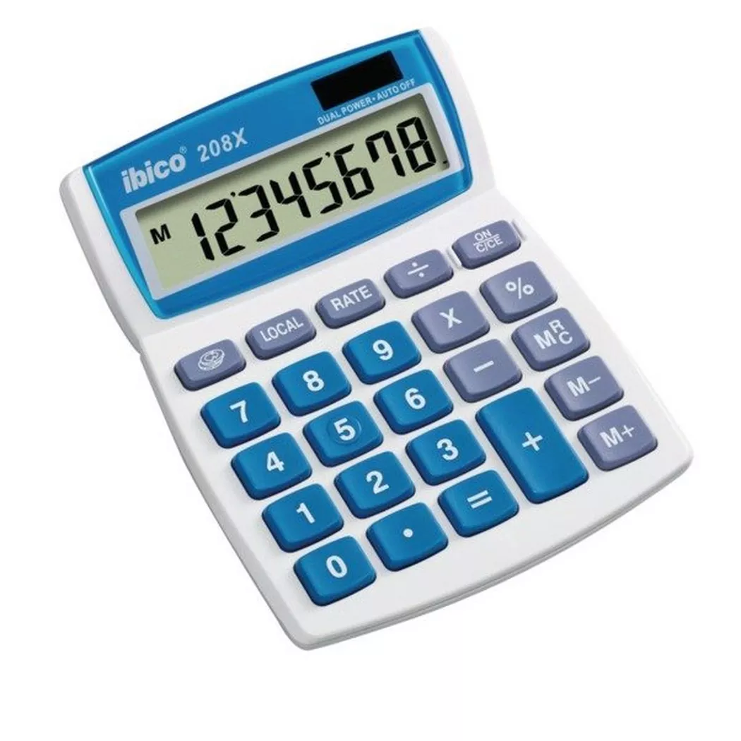 Ibico – Tischrechner 208X IB410147, Blau