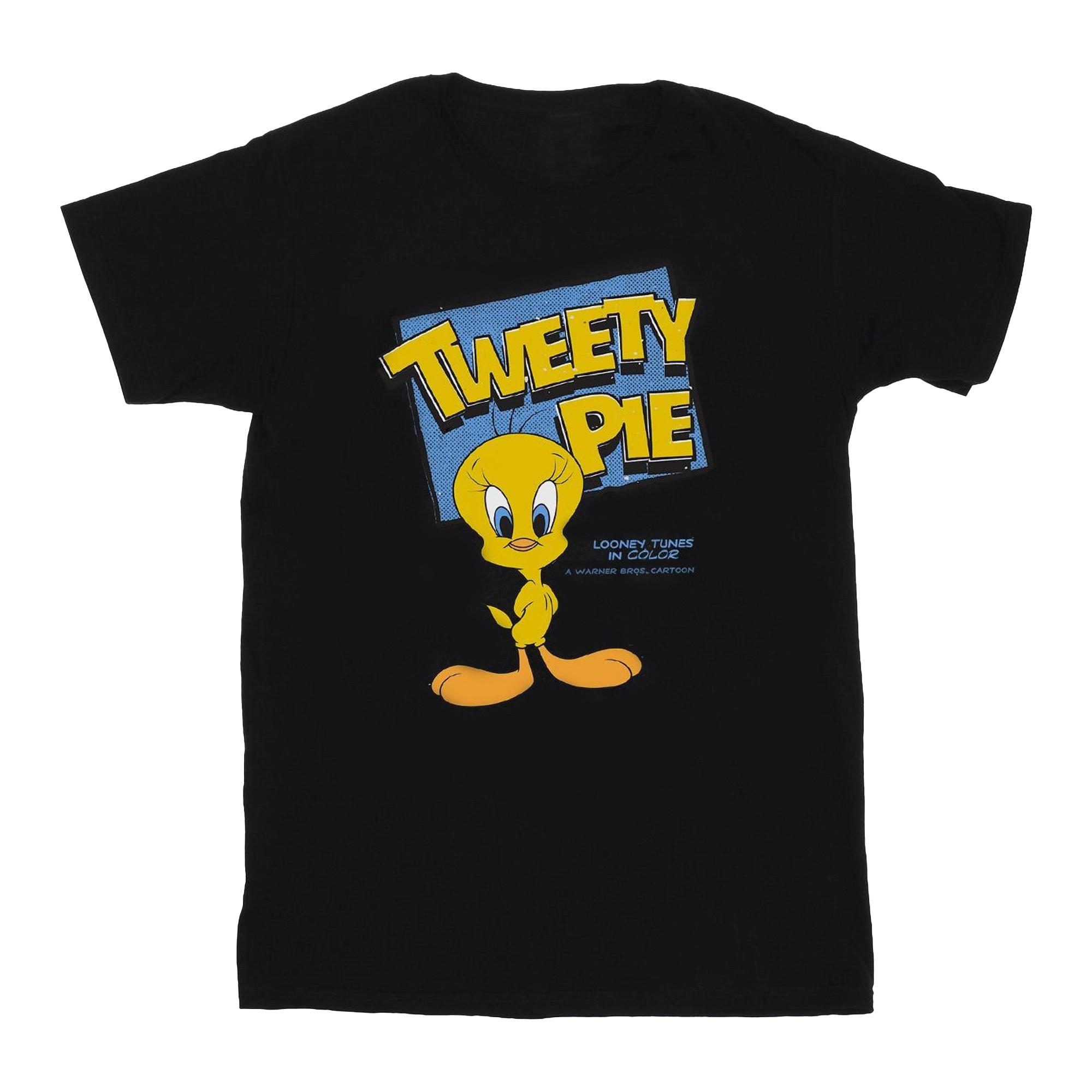Image of Tweety Pie Tshirt Unisex Schwarz 140/146