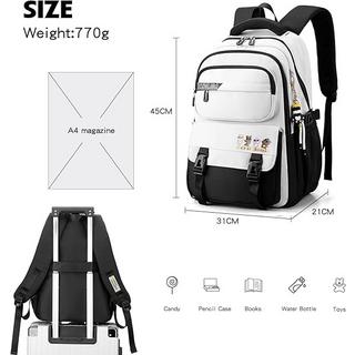 Only-bags.store  Schulrucksack Teenager Schultasche wasserdicht Rucksack Schule viele Fächer Laptopfach 