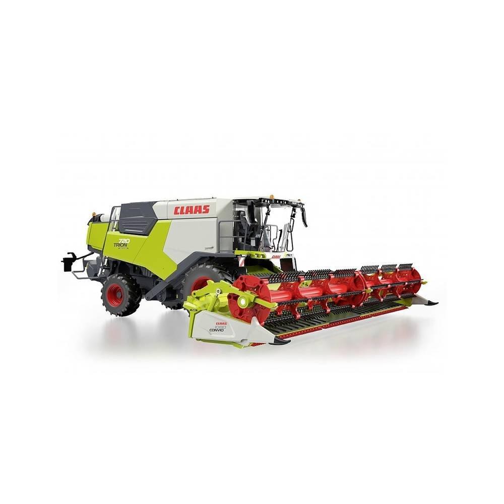 Wiking  Spur 1 Landwirtschafts Modell Claas Trion 720 Montana mit Convio 1080 