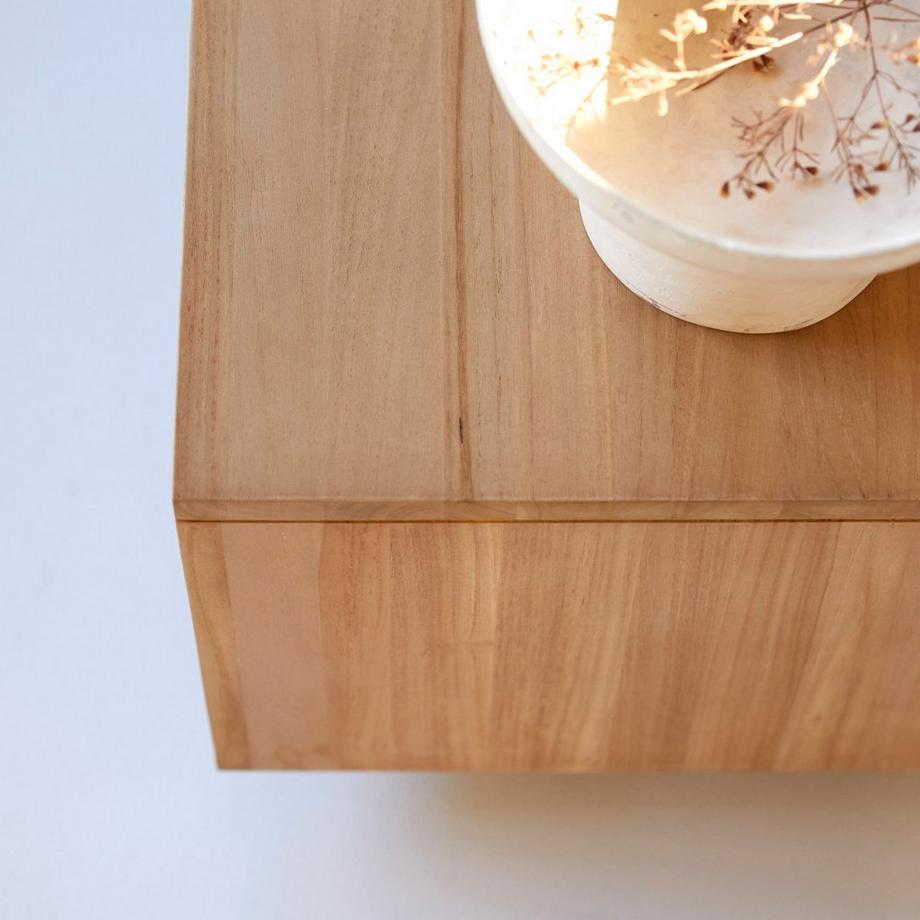 Tikamoon Tavolino rettangolare in teak massello Anoa  