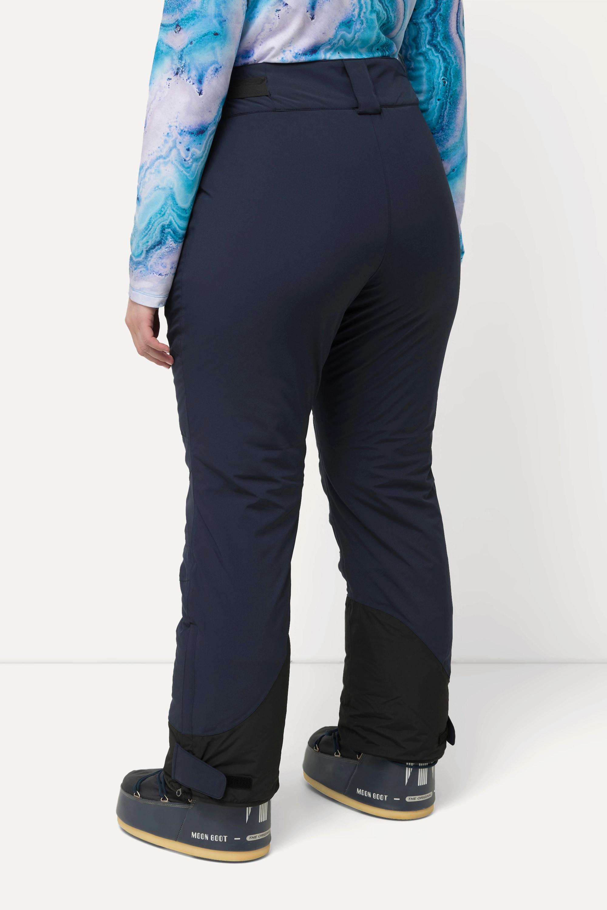 Ulla Popken  Pantalon technique de ski HYPRAR, matière imperméable et bande à scratch 