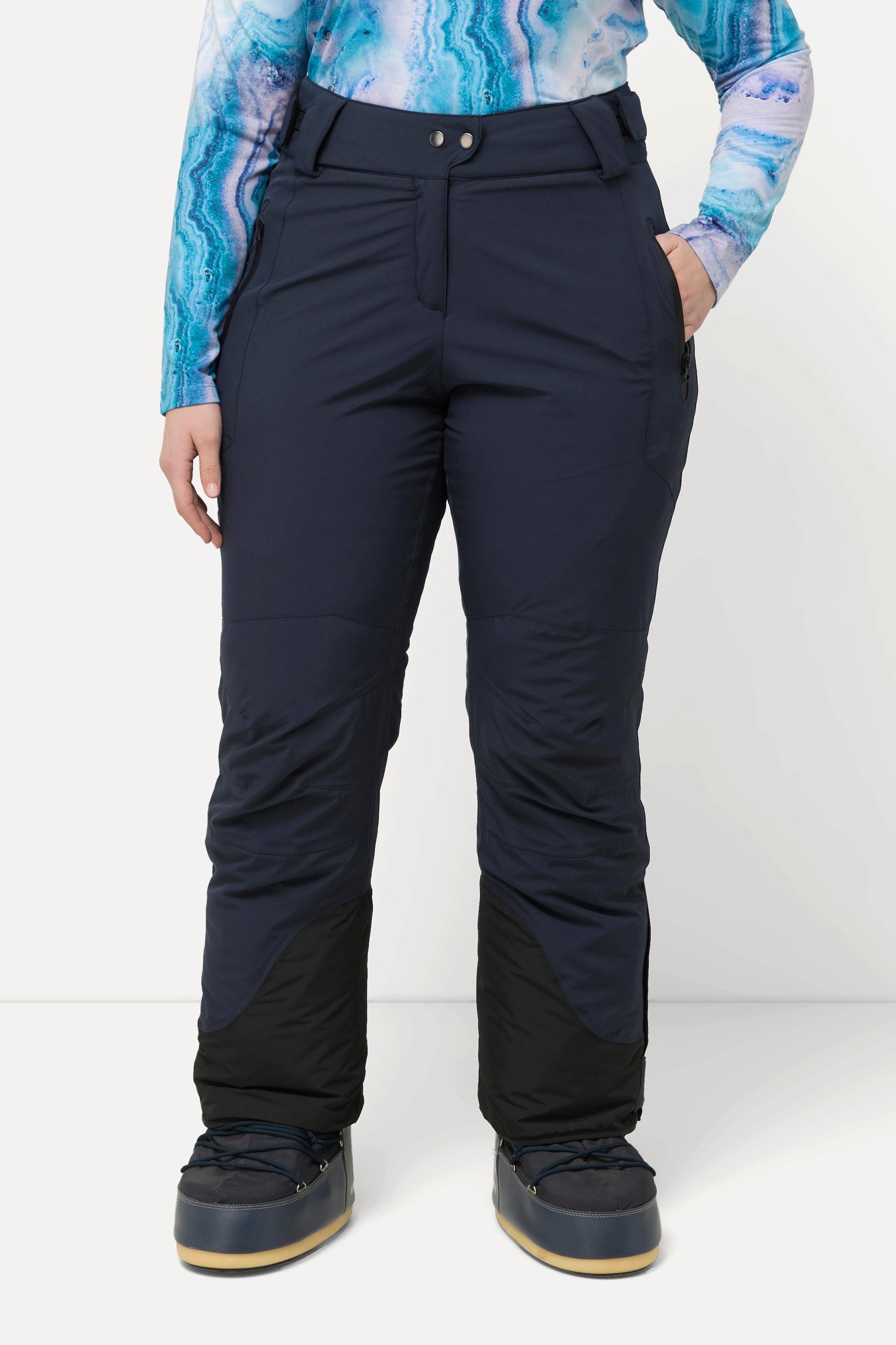 Ulla Popken  Pantalon technique de ski HYPRAR, matière imperméable et bande à scratch 