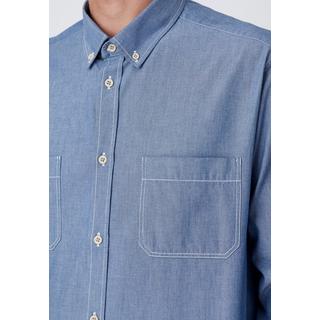 Damart  Chemise tissu chambray pur coton. 