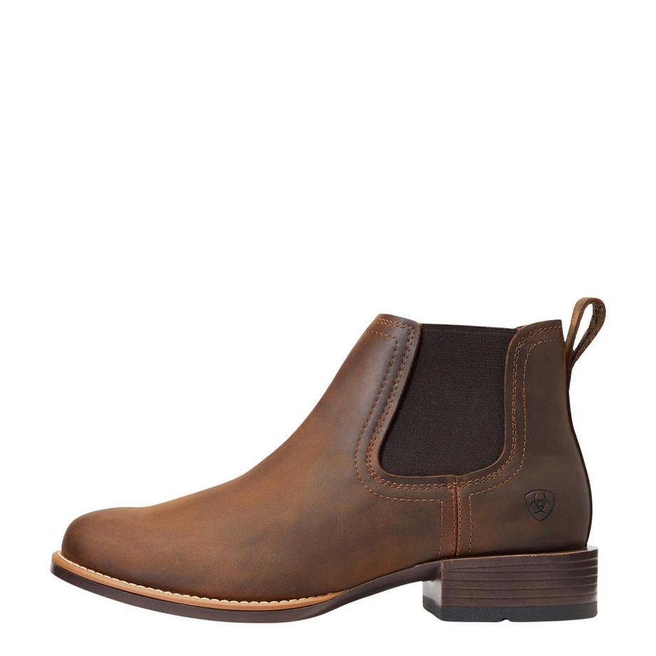 bottes western à bout rond booker ultra