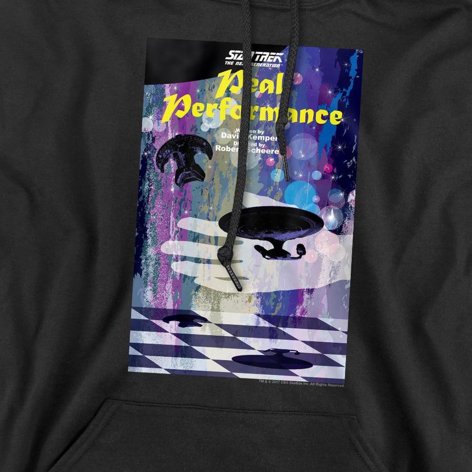 Star Trek The Next Generation Season 2 Episode 21 Felpa con cappuccio  