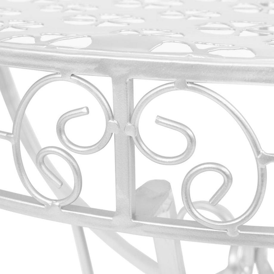 VidaXL Table d'appoint métal  