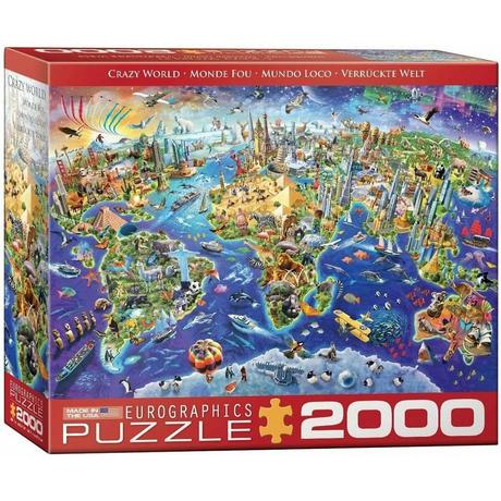 Eurographics  Puzzle Crazy World (2000Teile) 