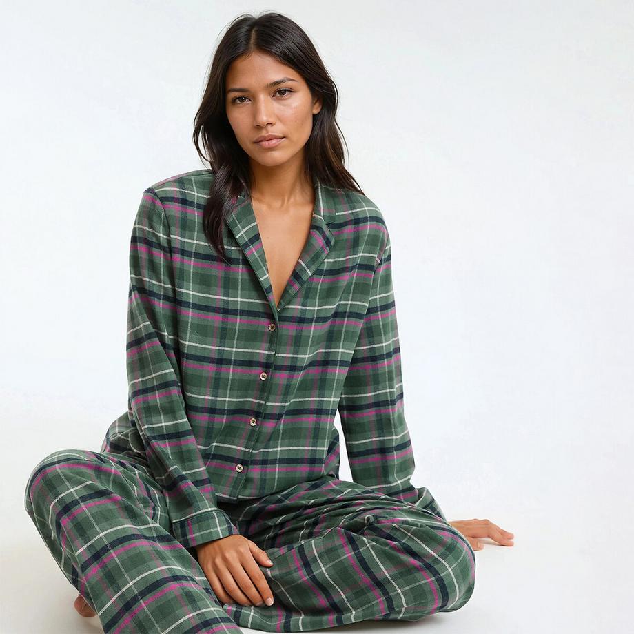 La Redoute Collections Pigiama in flanella a quadri  