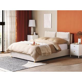 Beliani Bett mit Lattenrost aus Samtstoff Modern BATILLY  