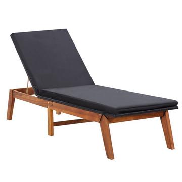 Chaise longue rotin synthétique