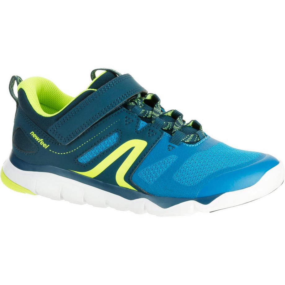 DECATHLON PW 540 Chaussures de Marche Enfant Bleu Vert  