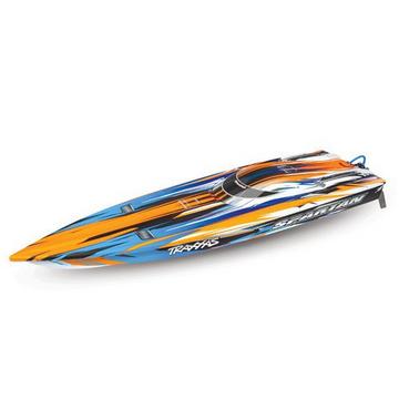 Spartan Brushless Race Boat orange ohne Akku/Lader - RTR