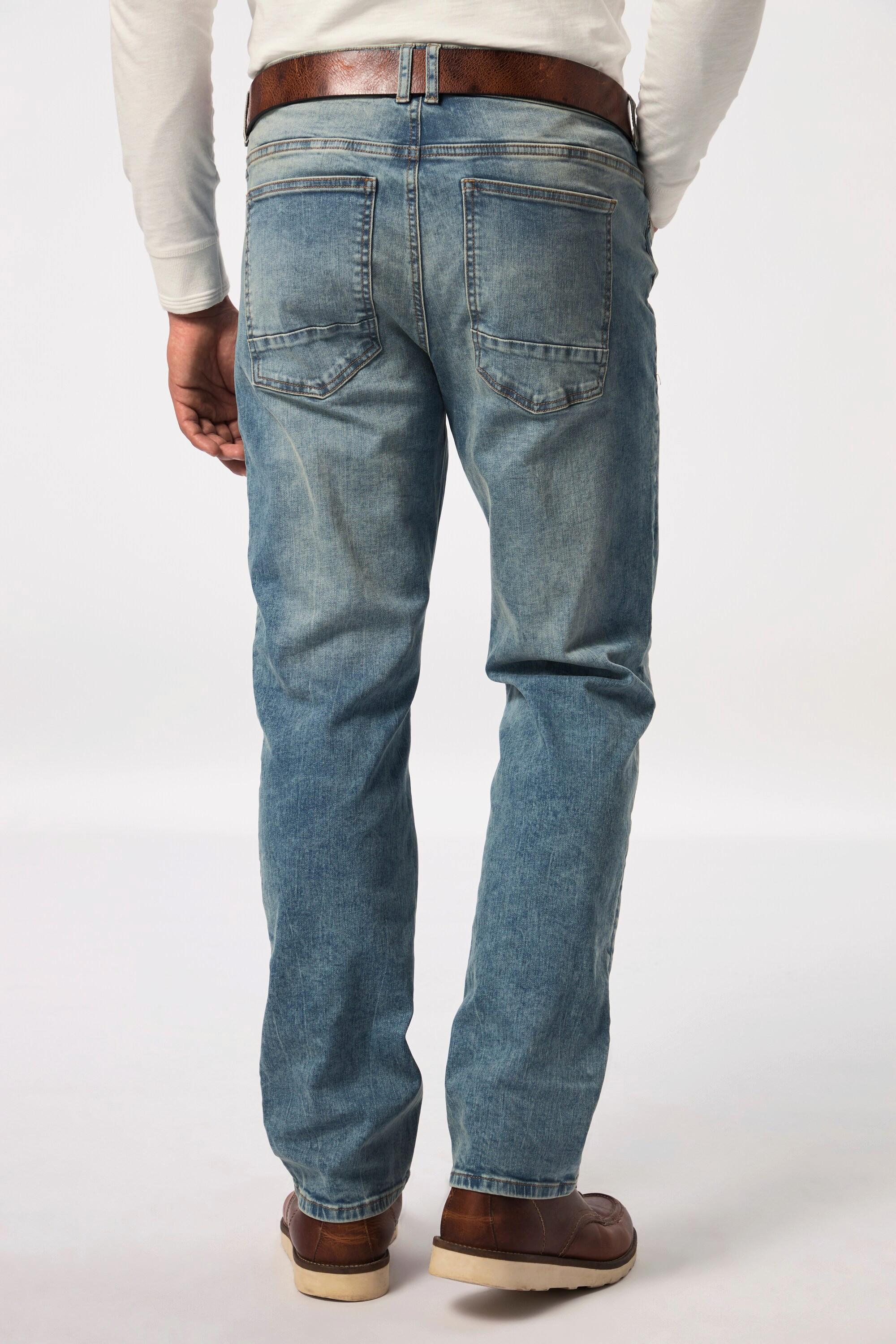 JP1880  Jean en denim FLEXNAMIC®. Coupe Straight Fit ventre confort 5 poches - jusqu'au 38/74 