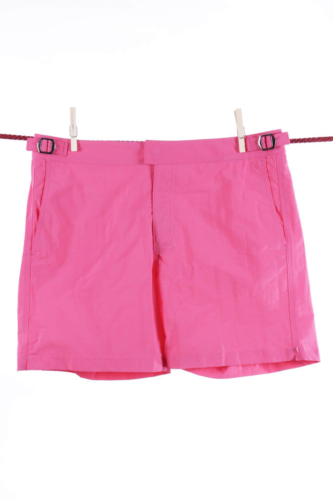 Image of Einfarbige, Süße Badeshorts – Modell Formentera Herren Rosa XL