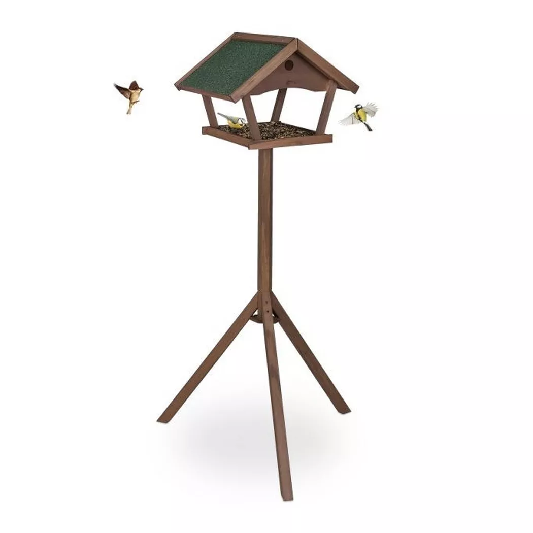 Northix - Großes Vogelhäuschen auf Stange, One Size