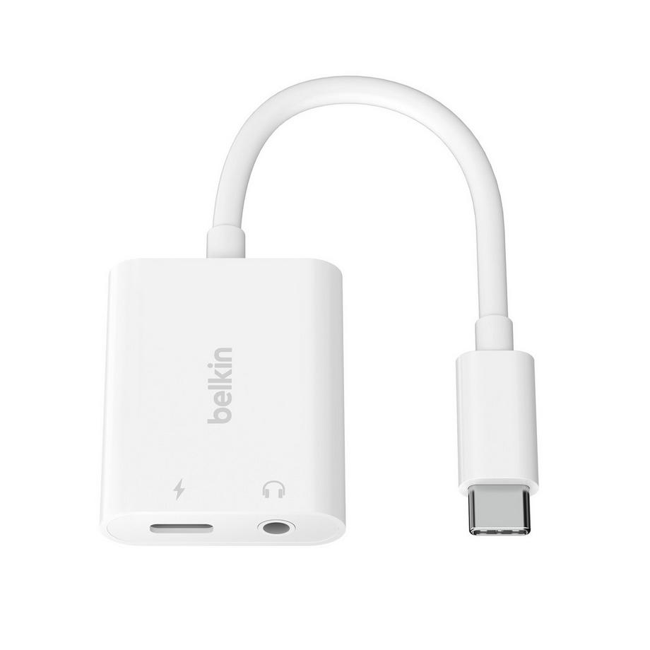 belkin  Belkin Audio- und Ladeadapter Weiß 