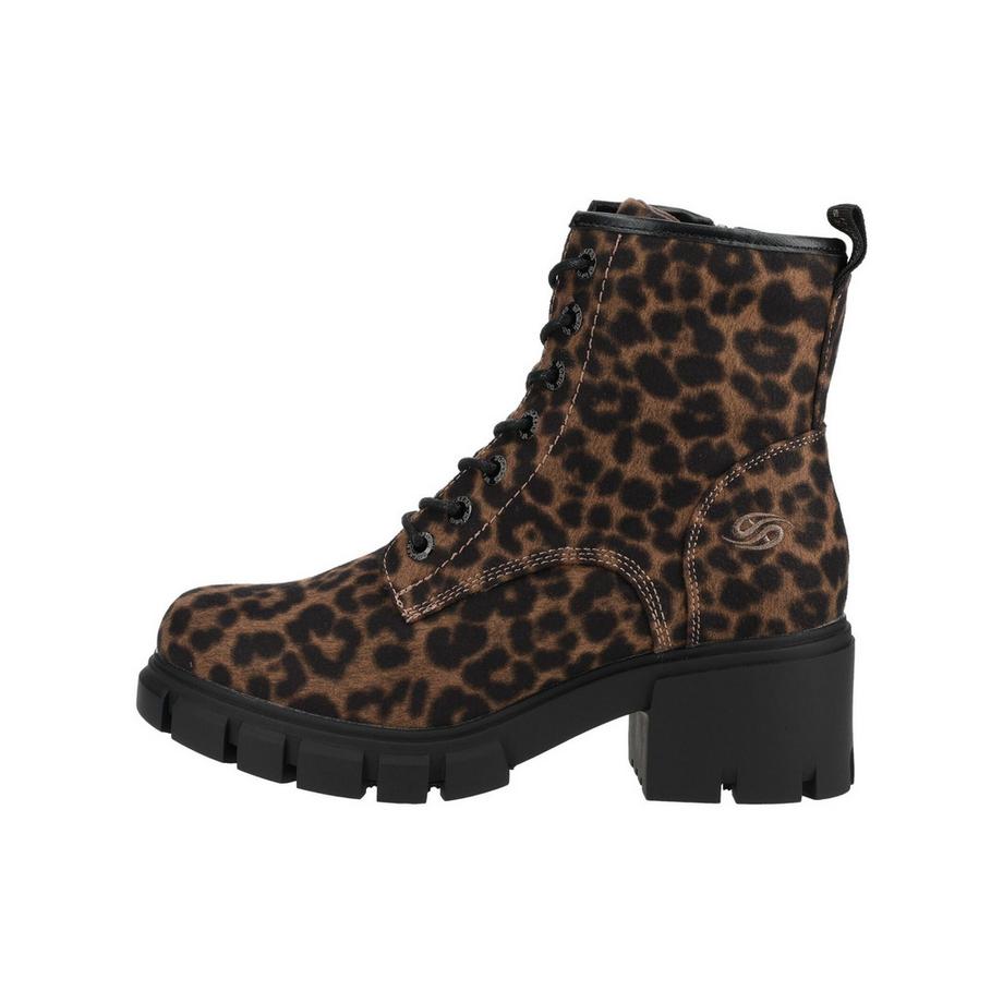 Dockers Bottines à lacets imprimé léopard  