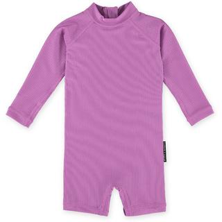 Beach & Bandits  Baby Ribbed Orchid swim overall 