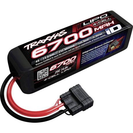 Traxxas  Batteria ricaricabile LiPo 14.8 V 6700 mAh Numero di celle: 4 25 C Softcase  iD 