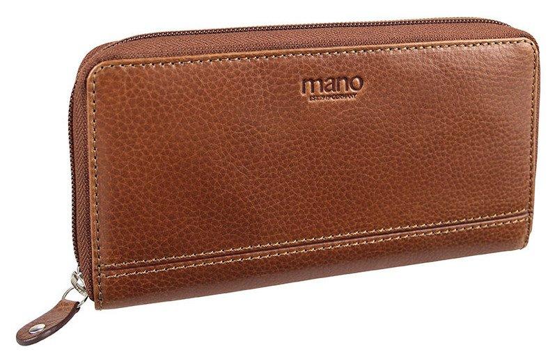 Image of Langbörse Mit Reißverschluss, Cognac Herren ONE SIZE