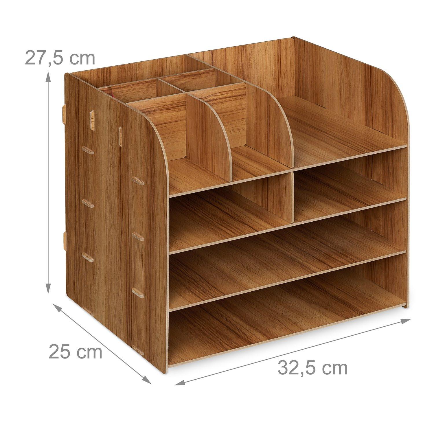 B2X Organisateur de bureau avec compartiment de rangement  