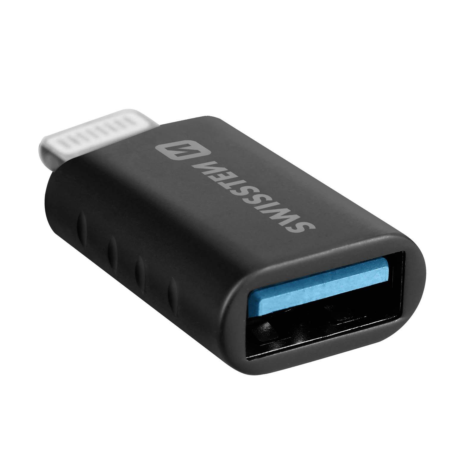 SWISSTEN  Adaptateur OTG Lightning - USB Swissten 